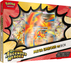 Pokémon TCG Ascended Heroes Mega Emboar ex Box