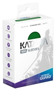 Ultimate Guard Katana Sleeves Standard Size (100) - Green