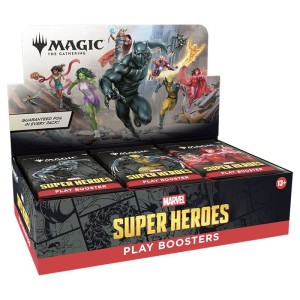 MTG Marvel Super Heroes Play Booster Display
