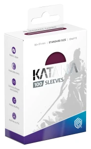 Ultimate Guard Katana Sleeves Standard Size (100) - Radiant Plum