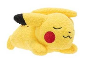 Pokémon Sleeping Plush Pikachu 12 cm 