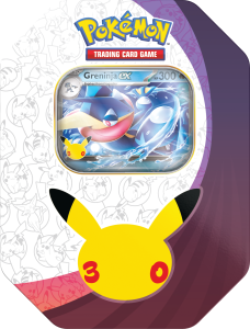 [ Przedsprzedaż ] Pokémon TCG 30th Celebration Tin Greninja ex