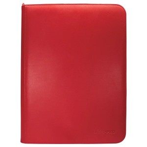 Album Ultra Pro Vivid 9-Pocket Zippered PRO-Binder Red